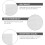 100pcs Tea Filter Bags Non-Woven Fabrics Easy to Fill and Remove Drawstring Closure White 3