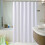 White PEVA Shower Curtain Liner36x72in 2