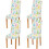 Eggs Bunny Blommor Stolsöverdrag Set med 4 2