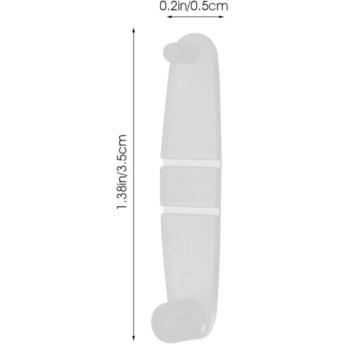 Foldable Plastic Keychain Clips 100Pcs Mini for Connecting Key Rings and Office Access Cards Daily Use 1
