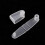 Foldable Plastic Keychain Clips 100Pcs Mini for Connecting Key Rings and Office Access Cards Daily Use 7