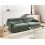 Beliani Sofa 3 Seater HOVDEN Fabric Green 2