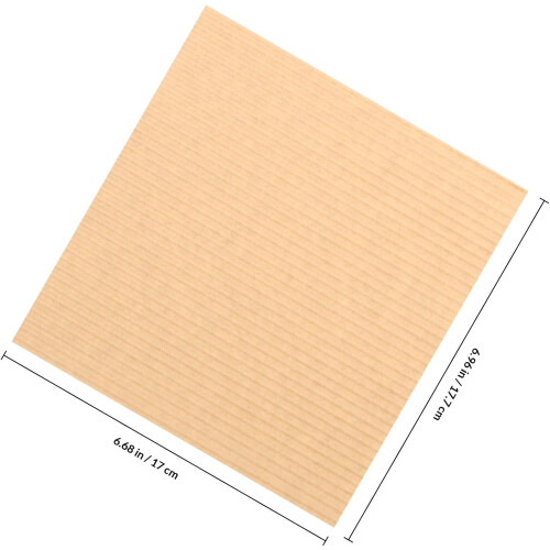 100pcs papel de pizza tapete caixa de pizza forros 12x12 polegadas papel ondulado uso único uso versátil 1