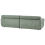 Beliani Sofa 3 Seater HOVDEN Fabric Green 5
