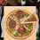 100pcs papel de pizza tapete caixa de pizza forros 12x12 polegadas papel ondulado uso único uso versátil 7