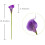 10 flori artificiale de crin Calla - latex la atingere reală, 2