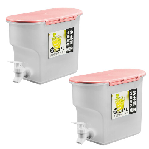 Distributeur de boissons 3,5 L avec robinet (2 pièces) 1