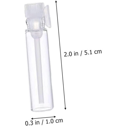Empty Bottles Perfume Bottles 100Pcs Sample Vials Portable Convenient 1