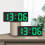 Tarmeek Digital Alarm Clock LED Large Display Black Frame 5