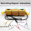 Motorcycle MP3 Player Handlebar Speaker Bluetooth Music FM Radio 4