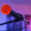 100pcs Microphone Covers Disposable Windscreen for Microphone Non-woven Fabric Elastic 6