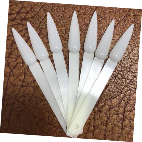 50pcs Fan Shaped Nail Palette False Nail Display Cards Practice Sticks 2