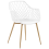 Beliani Set of 2 Dining Chairs NASHUA White 4
