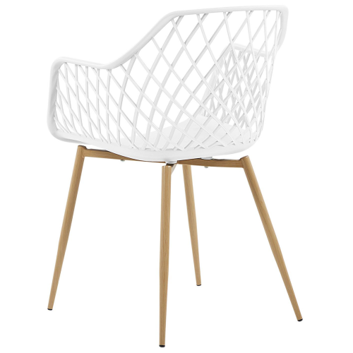 Beliani Set of 2 Dining Chairs NASHUA White 1