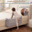 Foldable Toddler Bed Rail with Removable Cover, 80x60 cm 4