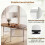 Foldable Dining Table for 6-8, Space-Saving Oval Design 4