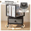 4-Tier Rotating Bookshelf with Wheels and Drawer, Gray 5