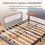 Foldable Toddler Bed Rail, 120x60 cm, Removable Cover 3
