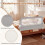 Foldable Toddler Bed Rail, 120x60 cm, Removable Cover 5