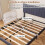 Foldable Bed Rail with Removable Oxford Cover, 120 cm 3