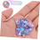 100 pièces de patchs plats pour nail art, à utiliser pour décorer vos ongles vous-même. 4