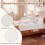 Folding Bed Rail with Removable Cover, 120x60 cm, White 5