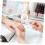 100 pièces de patchs plats pour nail art, à utiliser pour décorer vos ongles vous-même. 8