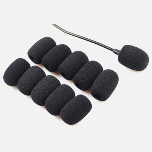Microphone Foam Windscreen Covers 50Pcs Lapel Headset Replacement Caps 2