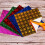 100 st holografiskt origamipapper 15x15 cm vikpapper 5