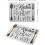 Tapis égouttoir réversible 40 x 45 cm, style campagnard 2