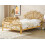 Beliani Bed Rattan FLORENTINE 160 x 200 cm (EU King Size) Light Brown 2