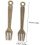 100pcs Retro Miniature Cutlery Charms Mini Spoon Fork Tableware Pendants for Diy 2