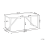 Beliani Garden Dining Table NOTTERI 180 cm 90 cm Concrete Grey 3