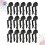 50pcs Trash Bag Clips Plastic Garbage Bag Clamp Stable Clamping Black 4