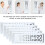 6sheets C-type Eye Testing Chart Chart for Boys and Girls Standard Eye Exam Wall 4