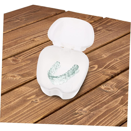 6pcs Denture Case Denture Storage Box Box Brace Container Case for Travel Random Color 2