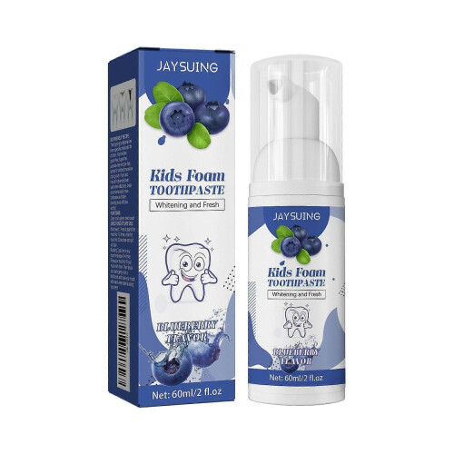 Children's foam toothpaste for cleaning, whitening and preventing tooth decay, 2