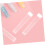 50 provette in plastica con coperchio per glitter e polveri pigmentate, organizer per mini provette 6
