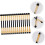 60pcs Double-sided Eyeshadow Applicators Portable Makeup Eyeshadow Brush 3
