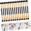 60pcs Double-sided Eyeshadow Applicators Portable Makeup Eyeshadow Brush 8