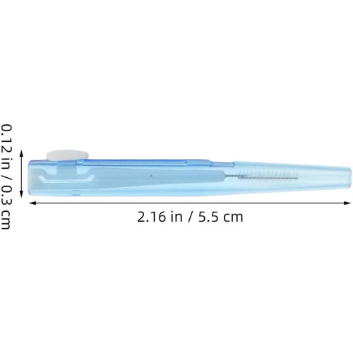 60pcs Interdental Cleaning Tools Push Pull Picks Soft Brush Head Tooth Cleaning Flossing Tool 1