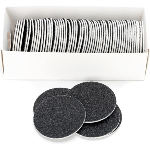 60pcs Sanding Discs Replacement for Electric Foot File Callus Remover Black Texture Sandpaper 2