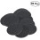 60pcs Sanding Discs Replacement for Electric Foot File Callus Remover Black Texture Sandpaper 5