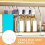 6pcs Cabinet Divider Closet Divider Easy Installation Modern Stylish Design 3