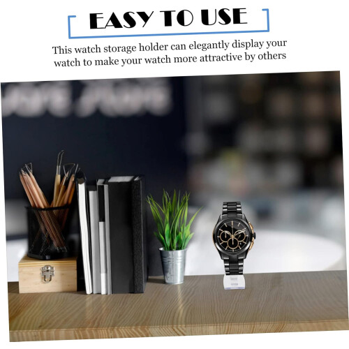 6pcs Long Style Plastic Watch Display Holders Watch Rack Holders for Carrier 2