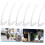 6pcs Long Style Plastic Watch Display Holders Watch Rack Holders for Carrier 4