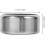 st droppkrage för vinflaskor i rostfritt stål, avtagbart foder, skyddar vinetiketter, elegant silver 2