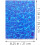6pcs Water Ripple Sticker Sheets for DIY Architectural Models, Artificial Stream Pattern Paper 2