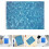 6pcs Water Ripple Sticker Sheets for DIY Architectural Models, Artificial Stream Pattern Paper 7