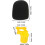 Microfone esponja cobre tampa de proteção de microfone de silicone com anti-choque bump características cor assortida 2